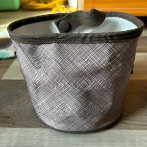 Thirty-One Brown and White Storage Bin